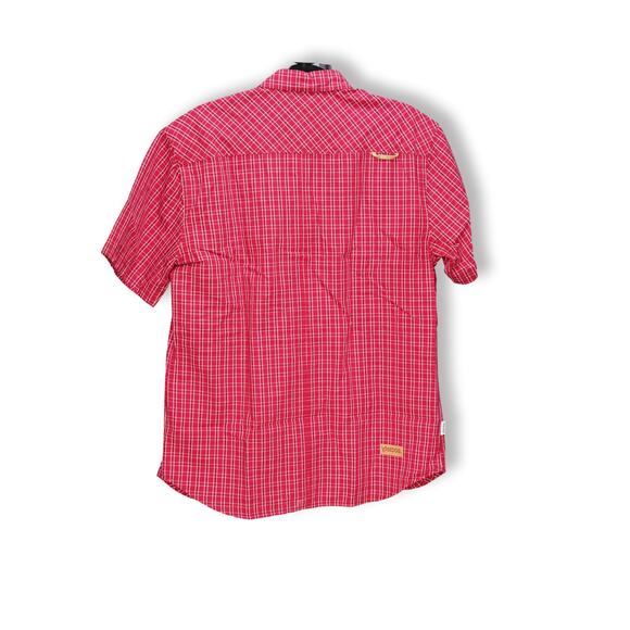 Society Red Short Sleeve Button Down - Picture 2 of 2